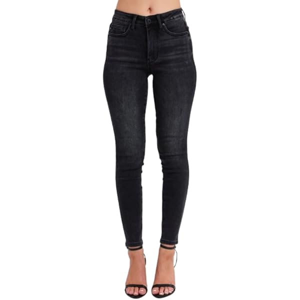 Judy Blue Women's High Waist Skinny Jeans with Handsanding 82253